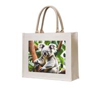 NABEAR Koala Canvas Carrying Tote Bag â€“ Eco-Friendly Reusable Shopping Bag,Shoulder Bag For Women