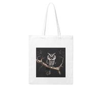 NABEAR Late Night Owl Canvas Shopping Bag-Reusable,Eco-Friendly With Printed Shoulder Bag Tote Bag For Women