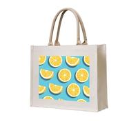 NABEAR Lemon Wedges Canvas Carrying Tote Bag â€“ Eco-Friendly Reusable Shopping Bag,Shoulder Bag For Women