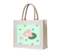 NABEAR Lotus Flowers Waiting To Bloom Canvas Carrying Tote Bag â€“ Eco-Friendly Reusable Shopping Bag,Shoulder Bag For Women