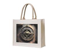 NABEAR Magical Design Norse Runes Compass Canvas Carrying Tote Bag â€“ Eco-Friendly Reusable Shopping Bag,Shoulder Bag For Women