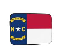 Nabear North Dakota Flag Premium Laptop Case-Shockproof & Portable Notebook Inner Bag, 10" 12" 13" 15" 17"