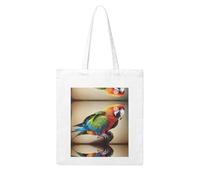 NABEAR Parrot Canvas Shopping Bag-Reusable,And Eco-Friendly With Printed Shoulder Bag Tote Bag For Women