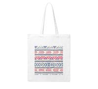 NABEAR Plain Geometric Floral Pattern Canvas Shopping Bag-Reusable,Eco-Friendly With Printed Shoulder Bag Tote Bag For Women