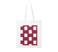 NABEAR Qatar Flag Canvas Shopping Bag-Reusable,And Eco-Friendly With Printed Shoulder Bag Tote Bag For Women