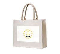 NABEAR Rhode Island State Flag Canvas Carrying Tote Bag â€“ Eco-Friendly Reusable Shopping Bag,Shoulder Bag For Women