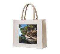 NABEAR Tahitian Vacation Canvas Carrying Tote Bag – Eco-Friendly Reusable Shopping Bag,Shoulder Bag For Women