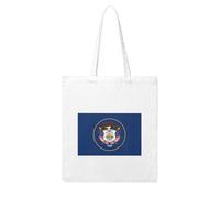 NABEAR Utah Flag Canvas Shopping Bag-Reusable,And Eco-Friendly With Printed Shoulder Bag Tote Bag For Women