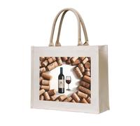 NABEAR Wine Cork Canvas Carrying Tote Bag – Eco-Friendly Reusable Shopping Bag,Shoulder Bag For Women