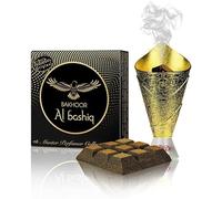 Nabeel bakhoor Incense 40g Premium Secnted Aromatic Incense Rich Leathery & Woody Fragrance (Al Bashiq)