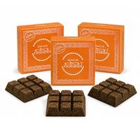 Nabeel Oudh Bakhoor Incense Bricks 3 Boxes x 9 Pieces Each with JRose Trolley Coin Keychain Arabic Home Fragrance Oud Incense Cubes for Bakhoor Burners Oriental Scented Incense Bricks