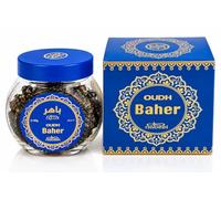 Nabeel Oudh Maamul Baher Bakhoor 40g, Floral Musky Arabic Incense with Neroli, Peach, Jasmine, Musk & Amber, Arabian Home Fragrance