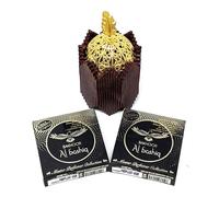Nabeel Perfumes Al Bashiq Oudh Bakhoor Incense Bricks 2 boxes x 9 Piece each with Arabic Bakhoor Burner | Perfect for Prayer Time | Relax & Meditate | Handmade Traditional recipe