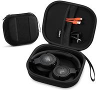 Nabevi Headphone Case - Hard Headset Case for JBL Tune 510BT 520BT 500BT JBL Tune 710BT 720BT 760NC, Carrying Case for JBL Live 660NC 670NC Noise Cancelling Headphones, Travel Cover Bag, Black