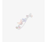 Nabi London Butterfly Moonstone Flower Cubic Ring - Rhodium plated / UK Q / US 8¼ / EU 57½