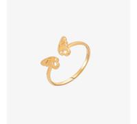 Nabi London Butterfly wing ring - 18k gold plated / Adjustable