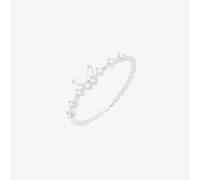 Nabi London Cubic butterfly ring - Rhodium plated / UK O