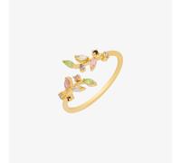 Nabi London Pastel Laurel Ring - 18k gold plated / Adjustable