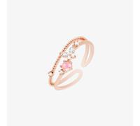Nabi London Pink butterfly ring - 18k rose gold plated / Adjustable