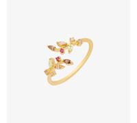 Nabi London Vivid Laurel Ring - 18k gold plated / Adjustable