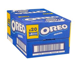 Nabisco Oreo Classic Sandwich Cream Biscuits Snack 6 Pcs Each Snack Pack 20x66g