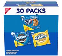 Nabisco Sweet Treats Cookie Variety Pack OREO, OREO Golden & CHIPS AHOY!, 30 Snack Packs- 3PACK OF 30