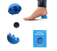 NABOSO Neuro Ball 3-in-1 Foot Massage Ball, Textured Myofascial Release Tool with Micro Round, Sensory Stimulation Ball for Feet, Hands, Mobility and Recovery