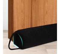 NABOWAN 30" Weighted Under Door Draft Stopper -Triangular Door Draft Blocker with Hook Loops for Easy Install, Save Energy, Home Room Essentials