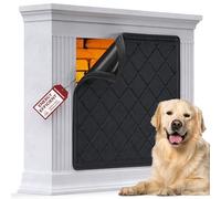 NABOWAN Magnetic Fireplace Cover Easy Install - Indoor Fireplace Blanket to Block Cold Air Reduce Energy Costs, Fireplace Draft Stopper with Full Frame Hook & Loop and Built-in Magnets 28 x 36 Inch