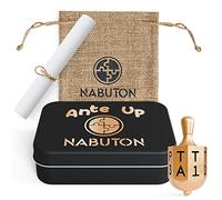 NABUTON Put & Take Ante-Up Gambling Game of Chance, Gambling Spinner Top Dice Game