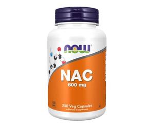 NAC, 600 mg, 250 Capsules, NOW Foods