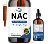 NAC N-Acetyl-Cysteine 1000MG Liquid Drop - Vegan & Gluten-Free NAC Supplement - Precursor to Glutathione - N-Acetyl-Cysteine Nutritional Supplements - Liver & Kidney Detox - 60ml