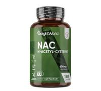 NAC N-Acetyl-Cysteine 600mg - 180 Capsules (6 Months Supply) - 1 per Day | Precursor to Glutathione - Vegan & GMP-Certified NAC Supplement - N-Acetyl-Cysteine Nutritional Supplements - Made in Europe