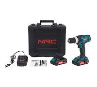 NAC NEW AMERICAN CONCEPT CDB2-LI-20V Cordless Drill 20V Complete Set with Charger and 2 Batteries 2Ah