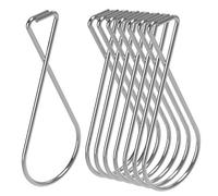 NACETURE Ceiling Hook Clips- 100 Pack Drop Ceiling Hanger Hooks Hanging on Suspended Ceiling Tile, Grid Clips Heavy Duty for Light Plant Office Home Stores Classroom and Wedding Decorations