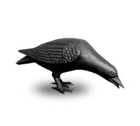 NACH Decorative Cast Iron Crow for Indoor or Outdoor Use, Black