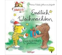 Nach einer Figurenwelt von Janosch. Endlich Weihnachten (und die falschen Geschenke): Nachhaltig hergestelltes Öko-Pappbilderbuch für die Kleinsten