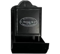 NACH Metal Matchbox Holder, Antique Black Match Holder, Rustic Wooden Matches Holder, Decorative Storage Box for Matchboxes