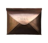 NACH Wall Mount Mailboxes for Outside, 11 x 5 x 8.75 inch Copper Wall Mailboxes for Outside, Waterproof Mailboxes for Outside - Envelope Mailbox