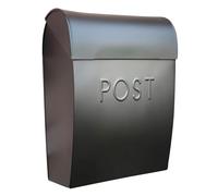 NACH Wall Mount Mailboxes for Outside, 5 x 12.75 x 10.75 inches, Black Mailboxes for Outside Wall Mount, Waterproof Mailbox - The Sylvia Mailbox