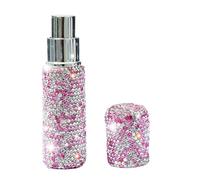 Nachfüllbare Parfümflasche - 10 Ml Reise Atomizer Mit Rhinestone Bling Design, Vakuumpresse Technik, Auslaufsicher, Wiederverwendbar, Kompakter Kosmetikbehälter | Haarspray Proben Urlaub Handtasche