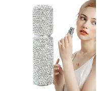 Nachfüllbare Parfümflasche - 10 Ml Reise Atomizer Mit Rhinestone Bling Design, Vakuumpresse Technik, Auslaufsicher, Wiederverwendbar, Kompakter Kosmetikbehälter | Haarspray Proben Urlaub Handtasche