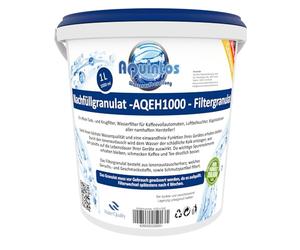 Nachfüllgranulat Ionenaustauscherharz 1 litre filter Granulate-Water Softener for Saeco Brita, Jura, Krups, etc.