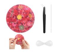 NACHLYNN 1 Pcs Picking Pad Picky Pads Kit Skin Picking Fidget Toys for Skin Scratching, Stress and Anxiety for Adults and Kids (Rose Red)