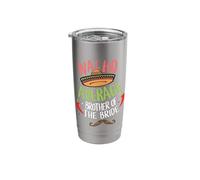 Nacho Average Brother of the Bride Mexican Mustache Stainless Steel Insulated Tumbler