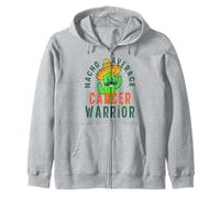 Nacho Average Cancer Warrior Funny Cactus Zip Hoodie