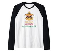 Nacho Average Case Manager Cinco de Mayo Raglan Baseball Tee