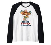 Nacho Average Chihuahua Funny Cinco De Mayo Dog Raglan Baseball Tee