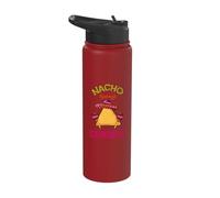 Nacho Average Christy Personalized Name Funny Taco Stainless Steel Insulated Water Bottle