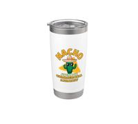 Nacho Average Commercial Analyst Funny Joke Pun Saying Quote Stainless Steel Insulated Tumbler